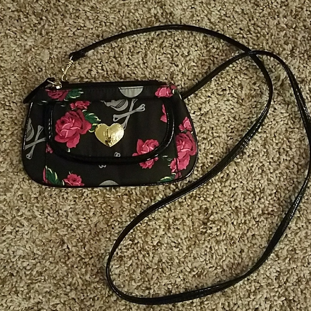 Betsy Johnson cross body mini purse